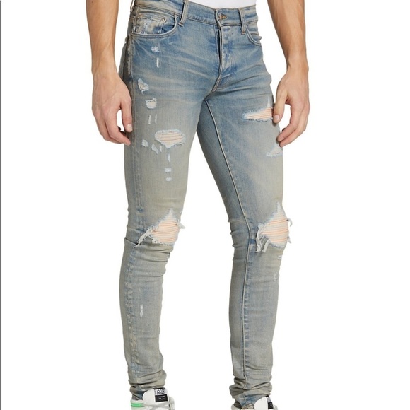AMIRI Other - Amiri Mx1 Ultra-Suede Skinny Jeans Size 36 NWT